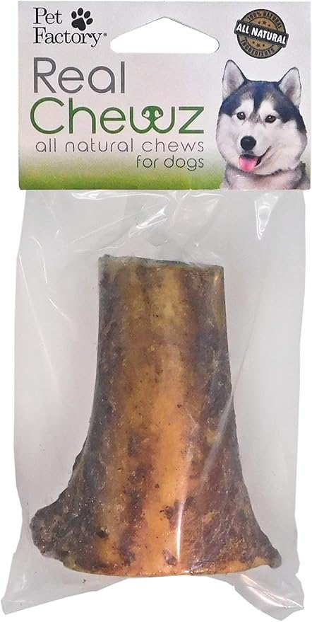 Pet Factory Real Chewz 4" Center Bone Dog Chew Treat, 100% All-Natural - 1 Count/1 Pack