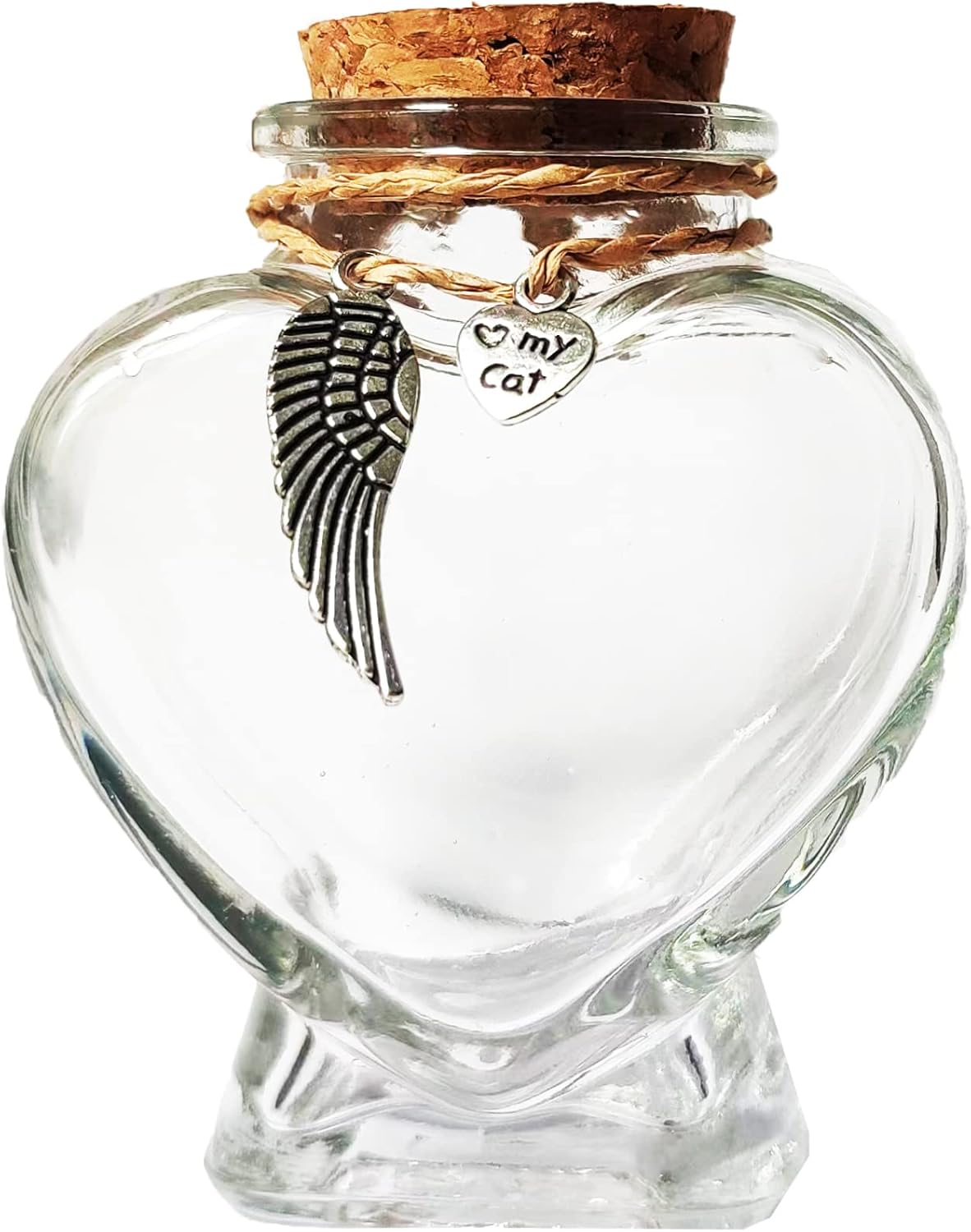 Fight Club Memorial Bottle for pet Hair，Pet Fur Memorial Fur Keepsake，Dog cat Keepsake Fur, pet Memorial urn (cat)