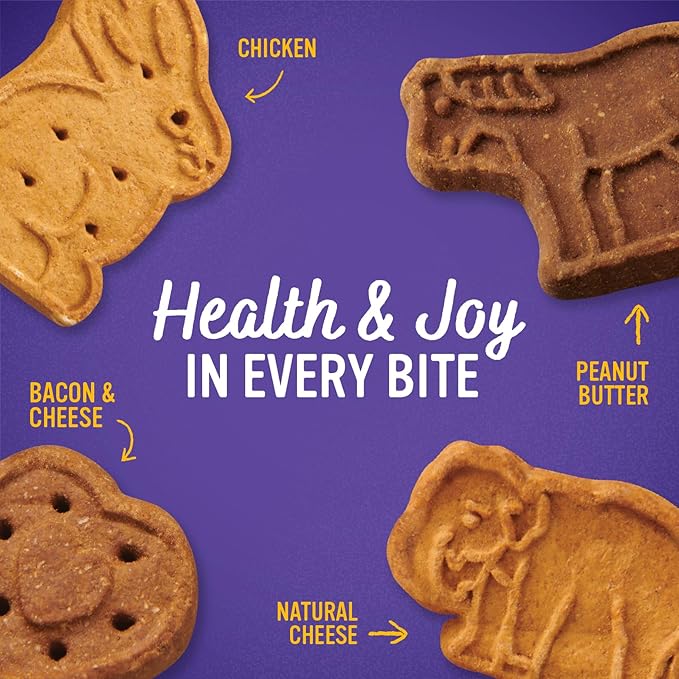 Blue Dog Bakery Natural Dog Treats, More Crunch Large, Assorted Flavors, 18oz Box, 6 Boxes