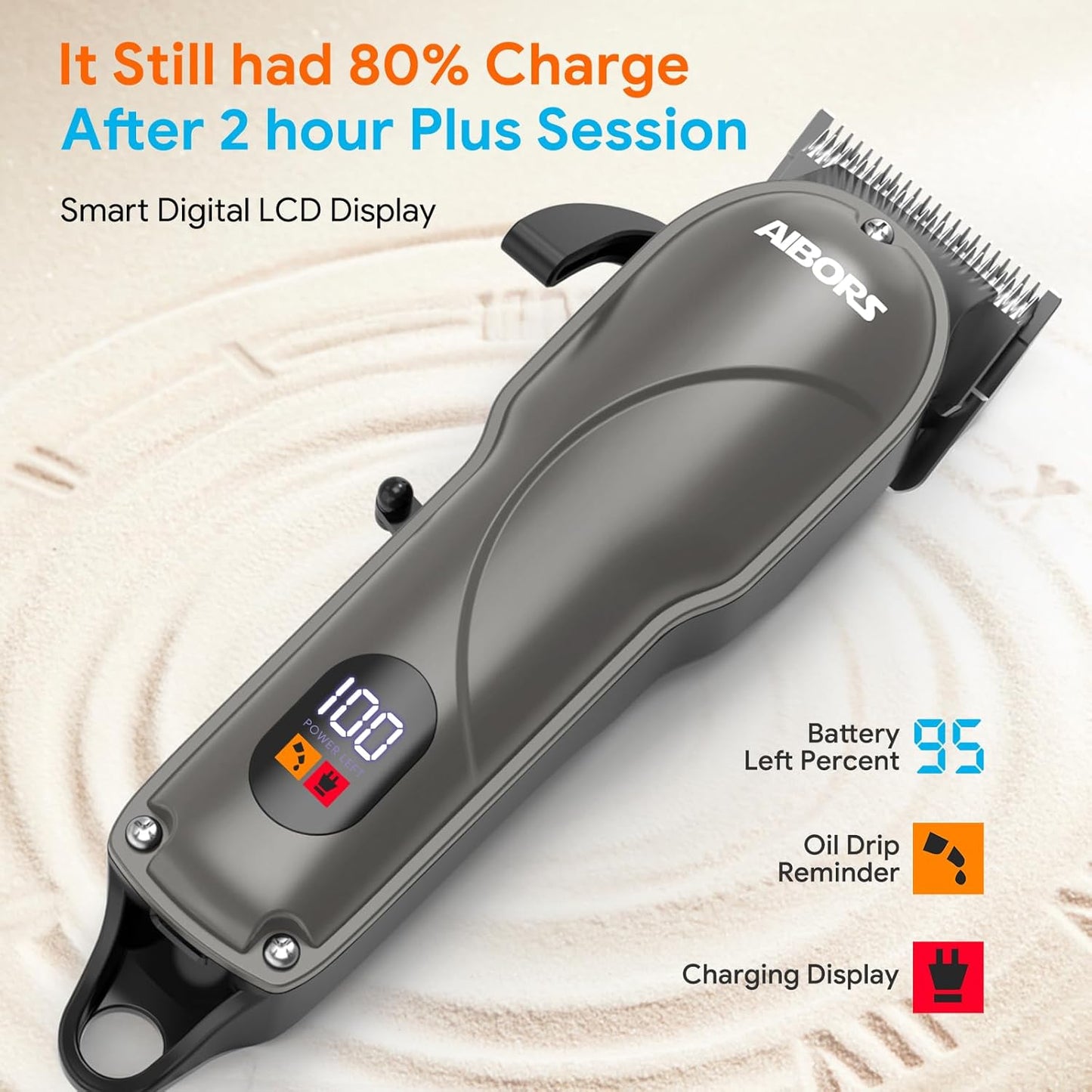 Dog Clippers for Grooming: Dog Grooming Kit Low Noise Electric Quiet Rechargeable Adjustable Clipper Comb Cordless Pet Hair Thick Coats Clippers Trimmers Set Dogs Hair Clippers for Dogs Cats Pets