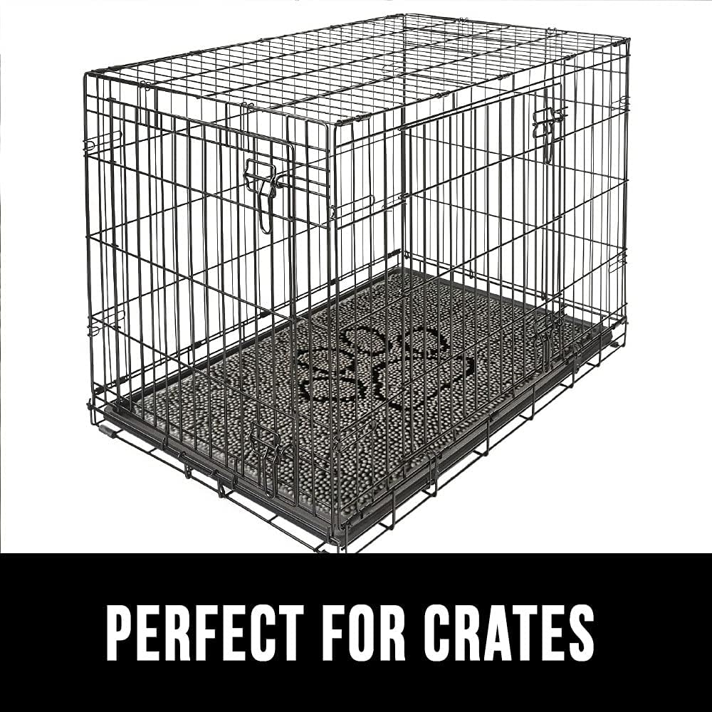 GORILLA GRIP Dog Doormat, Absorbent Doormats for Muddy Dogs Paws, Machine Washable Soakstopper Rugs, Cleaner Floors, US Designed Pet Bed Door Mat, Indoor Entrance Pets Rug, Mats 24x17 Beige Ivory