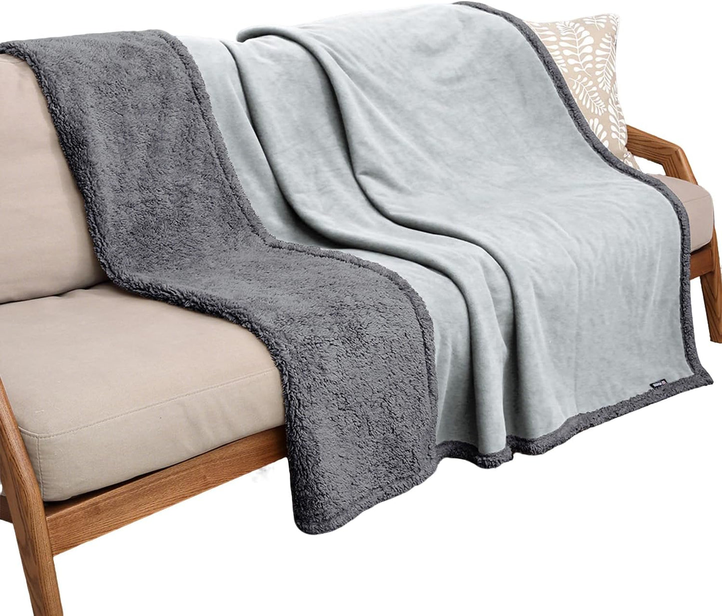 Kritter Planet Waterproof Dog Blanket, Reversible Water Proof Pet Blanket for Couch, Bed & Sofa, Washable Couch Covers for Large Dogs - Protects Furniture from Fur, Dirt, and Accidents