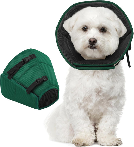 Dog Cone Collar Soft Cone for Medium Dogs After Surgery Adjustable Elizabethan Collar for Dogs to Stop Licking Wounds, Biting Stitches Professional Pet Recovery Cones E-Collar for Dog