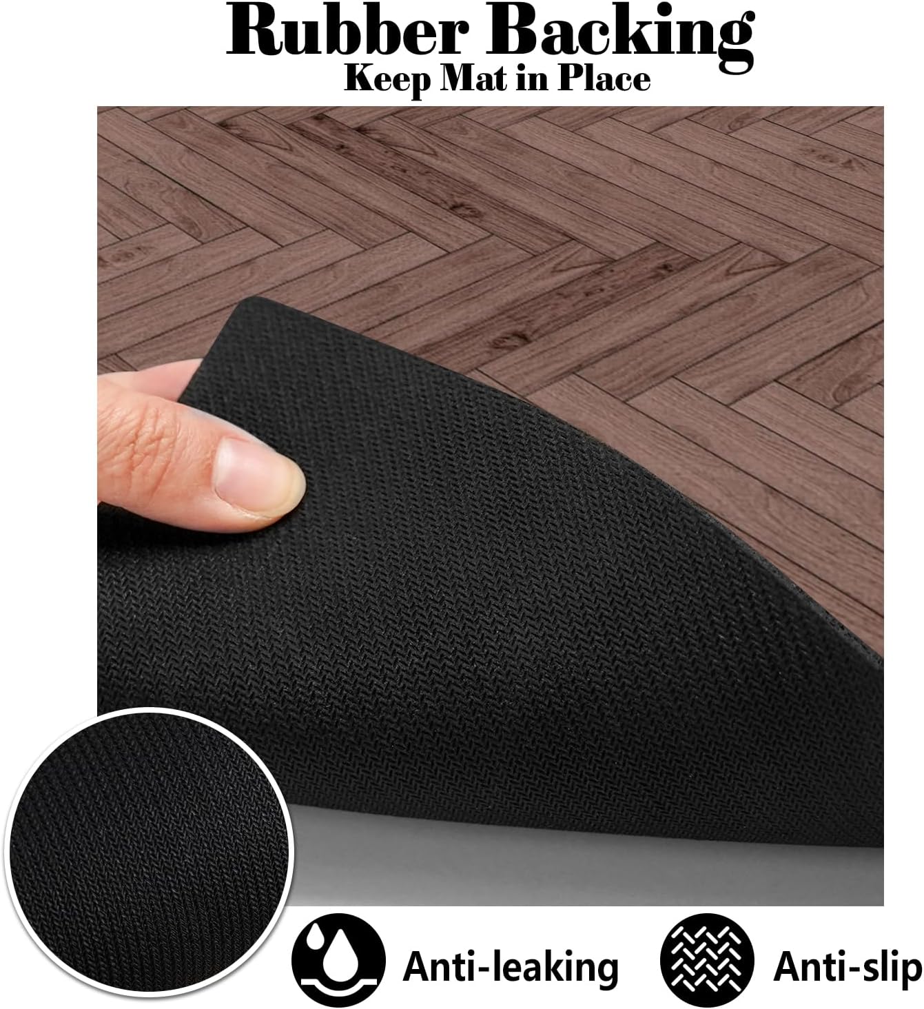 Dog Food Mats for Floors Absorbent, Pet Cat Food Mat - Quick Dry Dog Bowl Mats for Food and Water