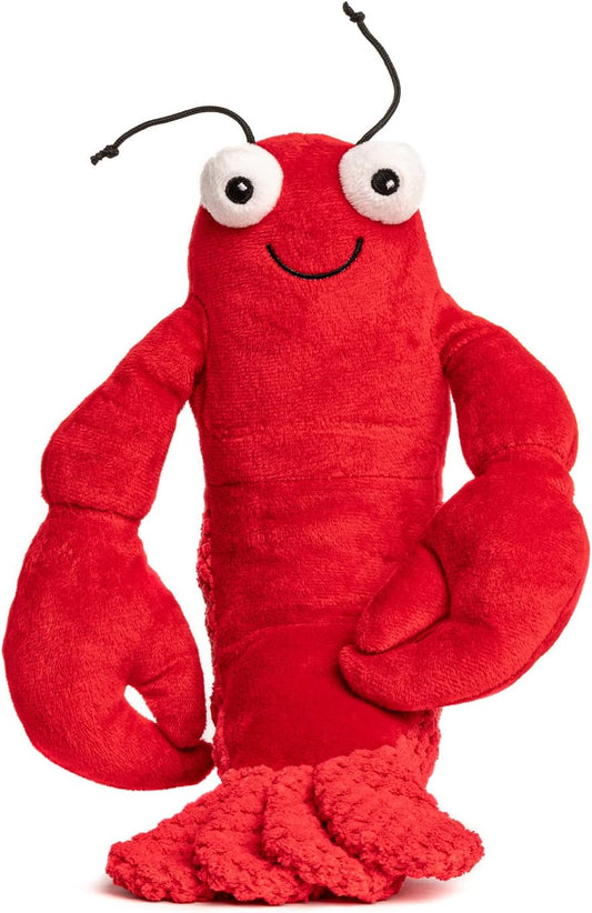 fabdog Floppies Plush Dog Toy - Cute & Durable Squeaky Dog Toys - Best Squeak Toy for Puppies and All Breeds | Ideal Pet Gift| Large Lobster