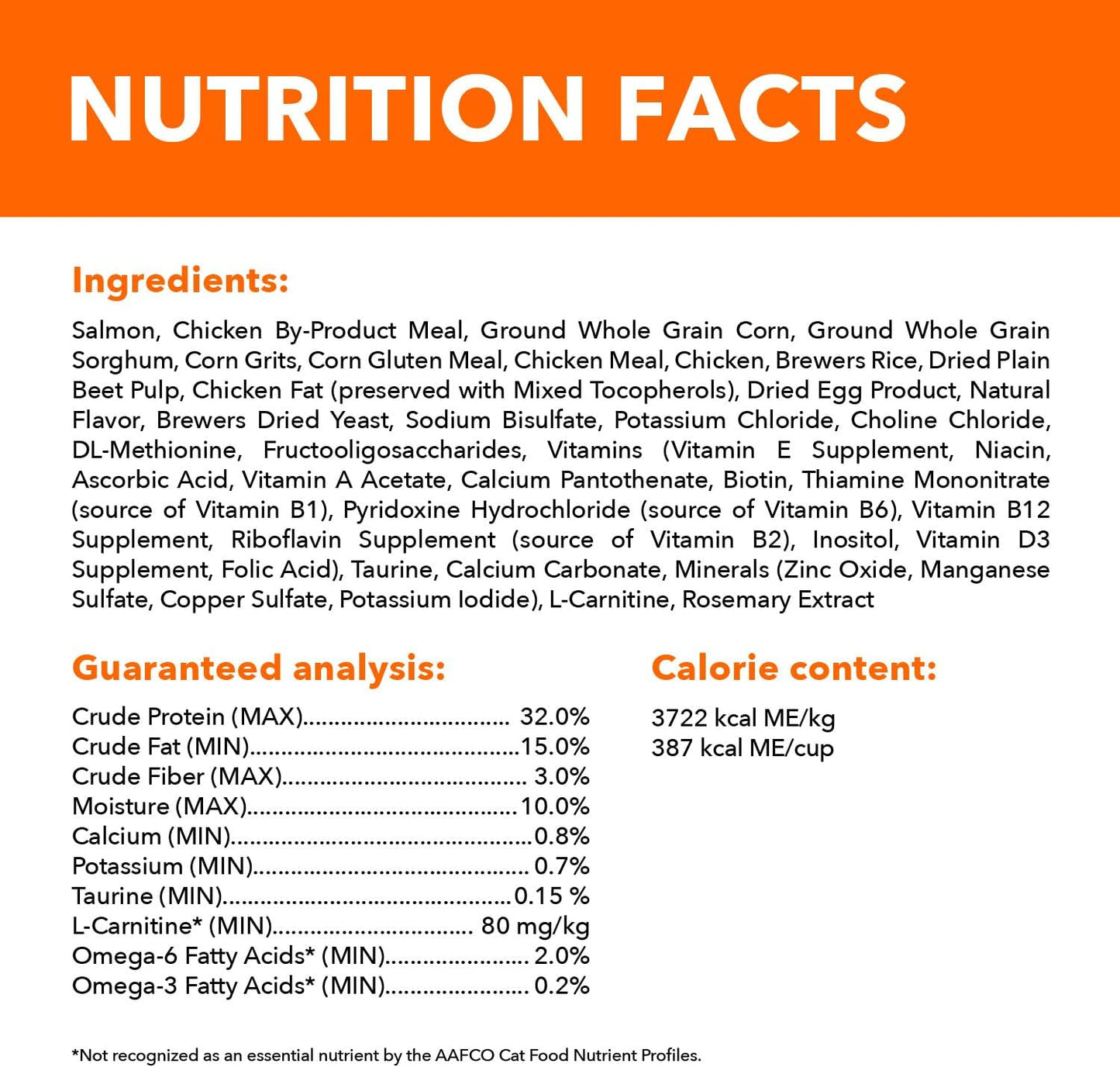 IAMS Proactive Health Adult Healthy Dry Cat Food with Real Salmon, 3.5 lb. Bag