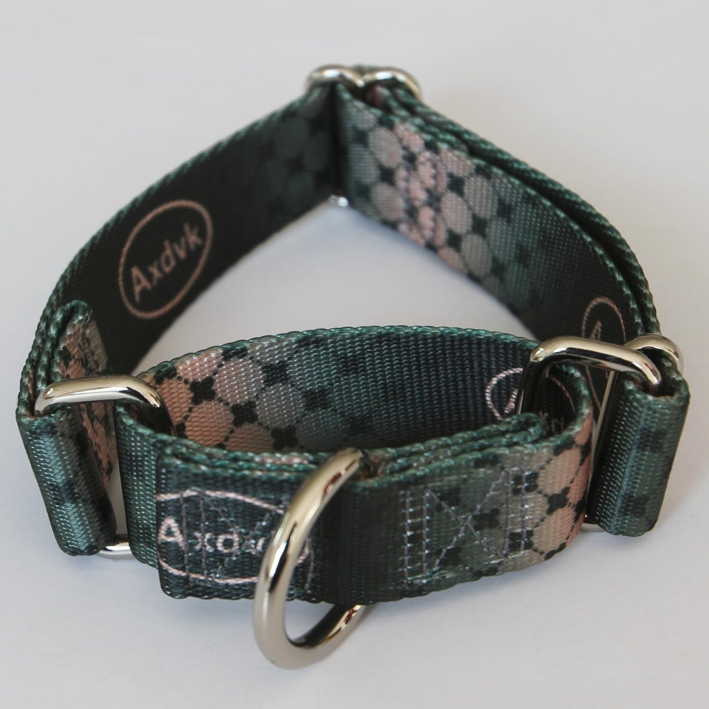 Martingale Dog Collar Colorful Gradient Fashionable - Anti-Escape Soft Durable Pets Collar for Walking Training Outdoor Daily Use -Small, Forest Warrior