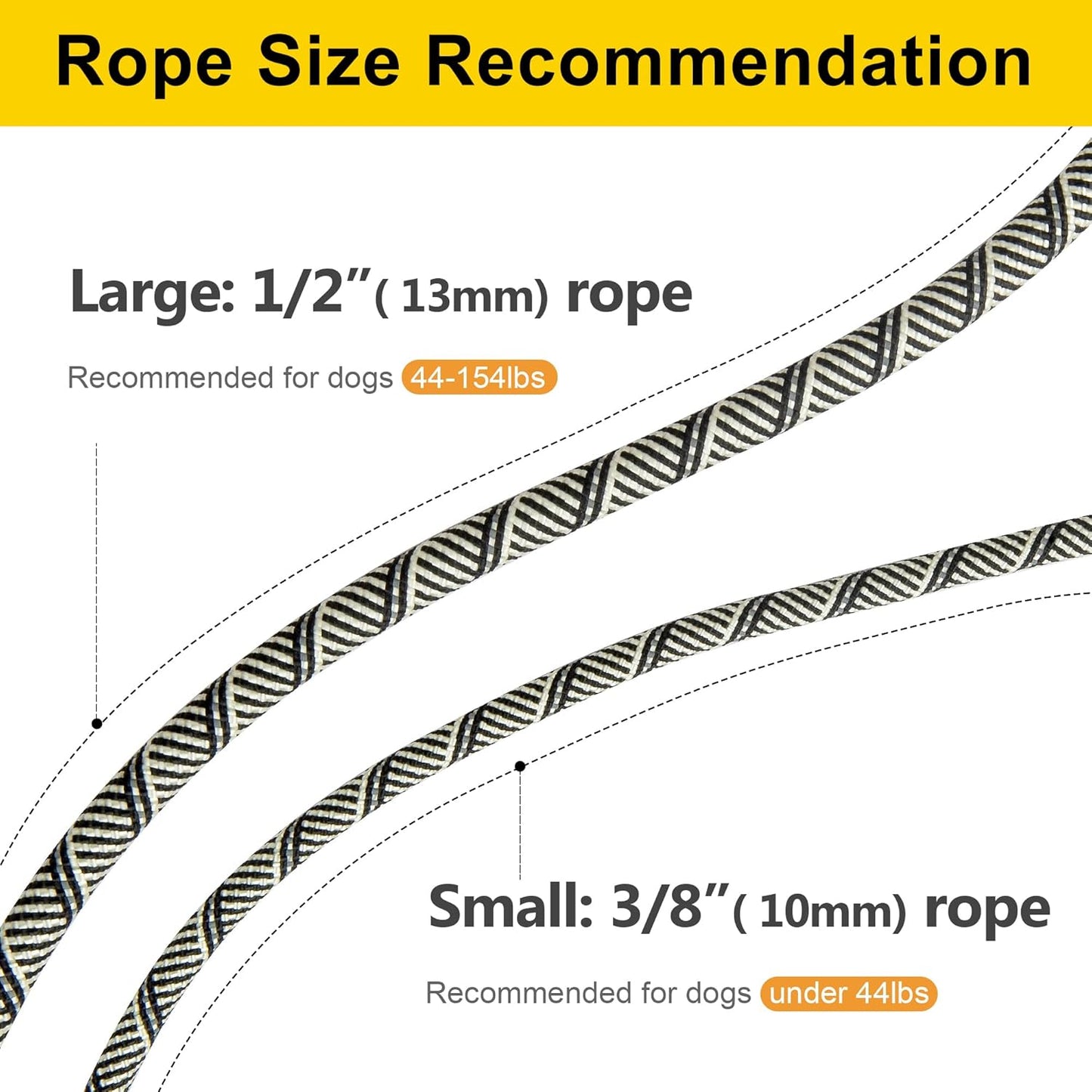 Fida Durable Slip Lead Dog Leash, 6 FT x 3/8" Heavy Duty Comfortable Strong Rope Slip Lead for Small Dogs and Puppies, No Pull Pet Training Leash with Highly Reflective(3/8", Grey)