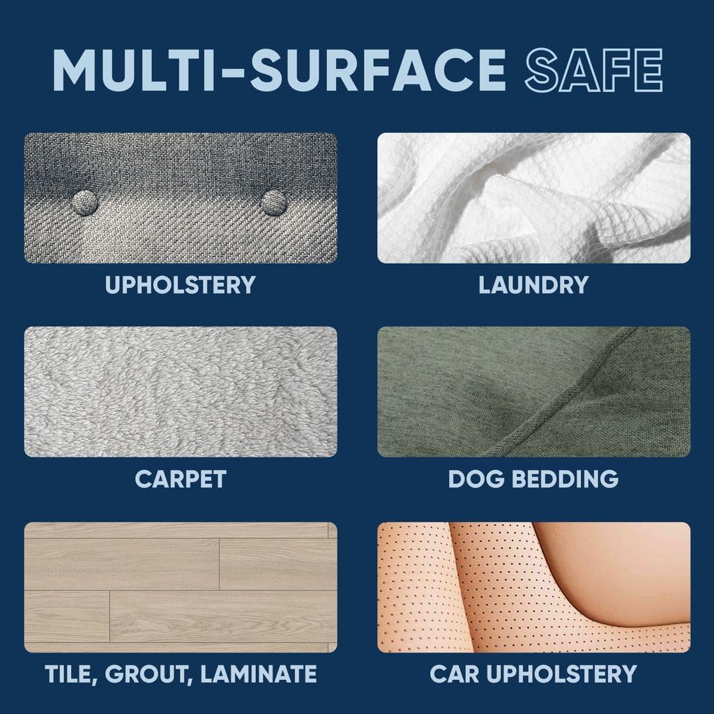 Eco Strong Pet Stain and Odor Remover - Cat Urine Enzyme Cleaner, Urine Destroyer for Dogs, Pet Urine Enzyme Cleaner [All New Fragrance Free] - 32oz