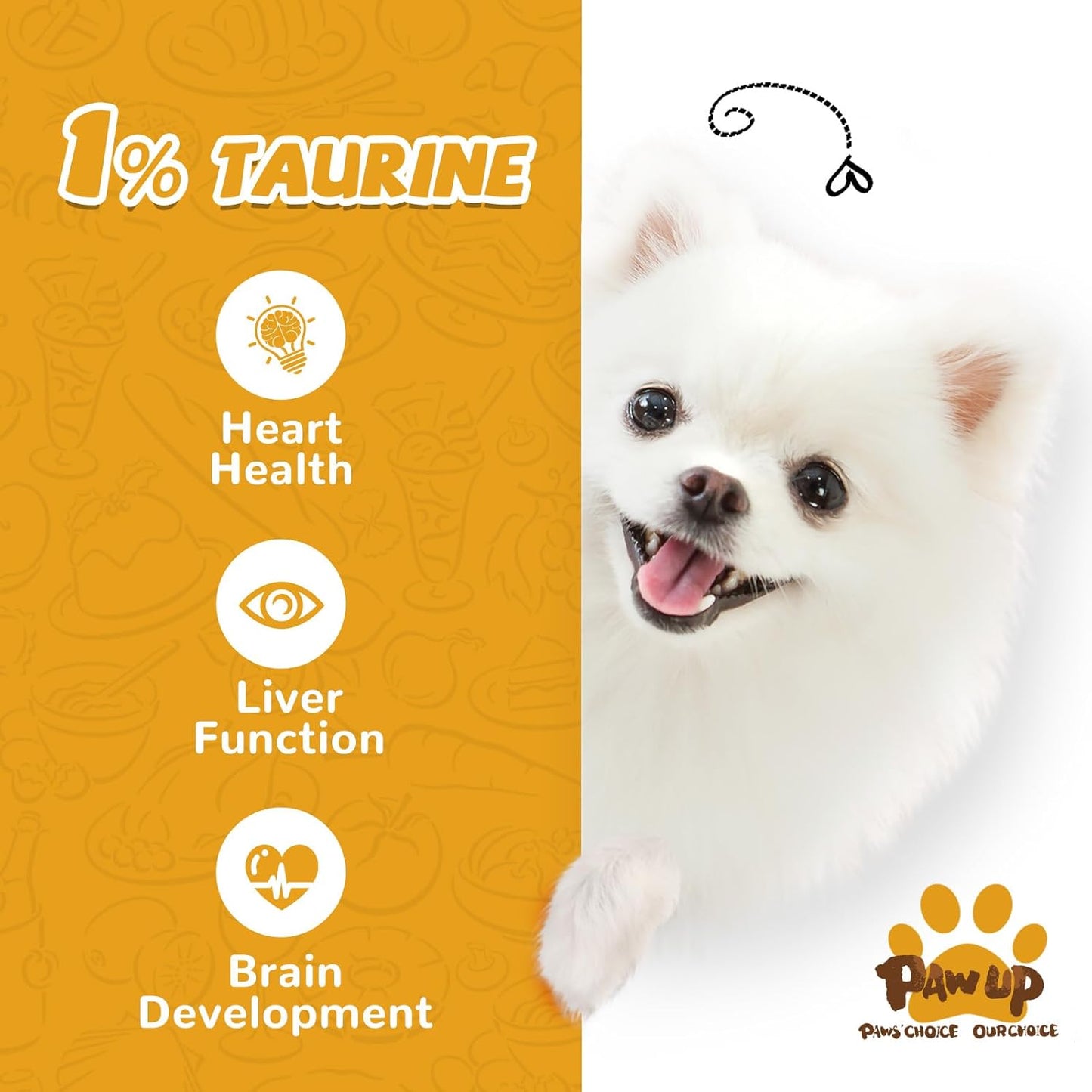 PAWUP Chicken Jerky Dog Treats, Natural Dog Chicken Jerky Treats w/Taurine, Training Treats, 12.5 oz