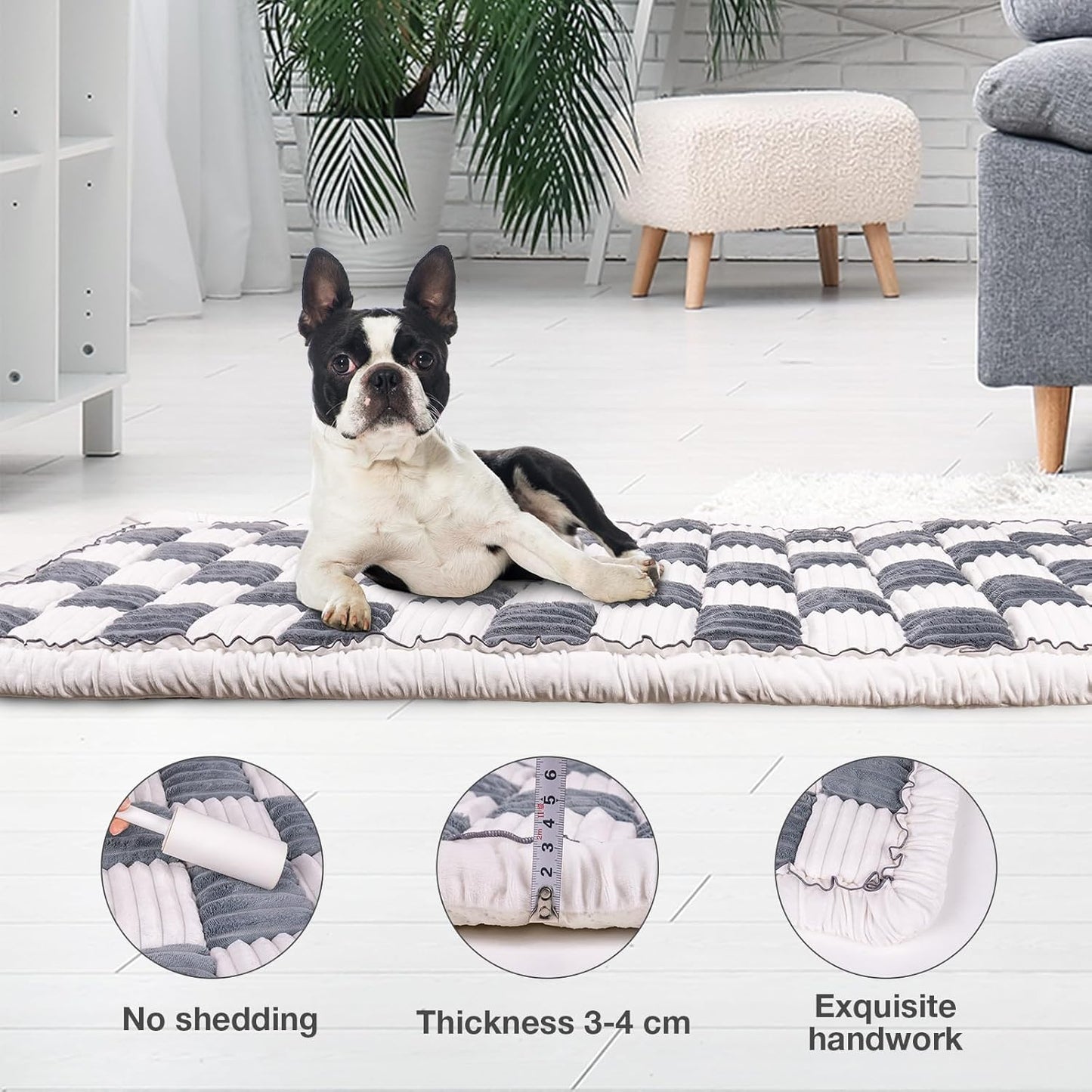 Dog Couch Cover Protector, Dog Bed Mat for Couch Washable Pet Bed Cover, Large Dog Blanket Pet Friendly Sofa Cover, Blue-Grey, 27 * 70 ''