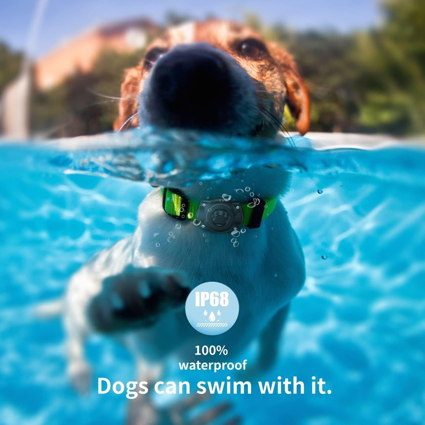 AirTag Dog Collar Holder(2 Pack), 100% Waterproof Air Tag Mount, Pet AirTag Holder for Dogs & Cat Collars, Ultra-Durable Dog Collar AirTag Holder - Fits All Width Collars