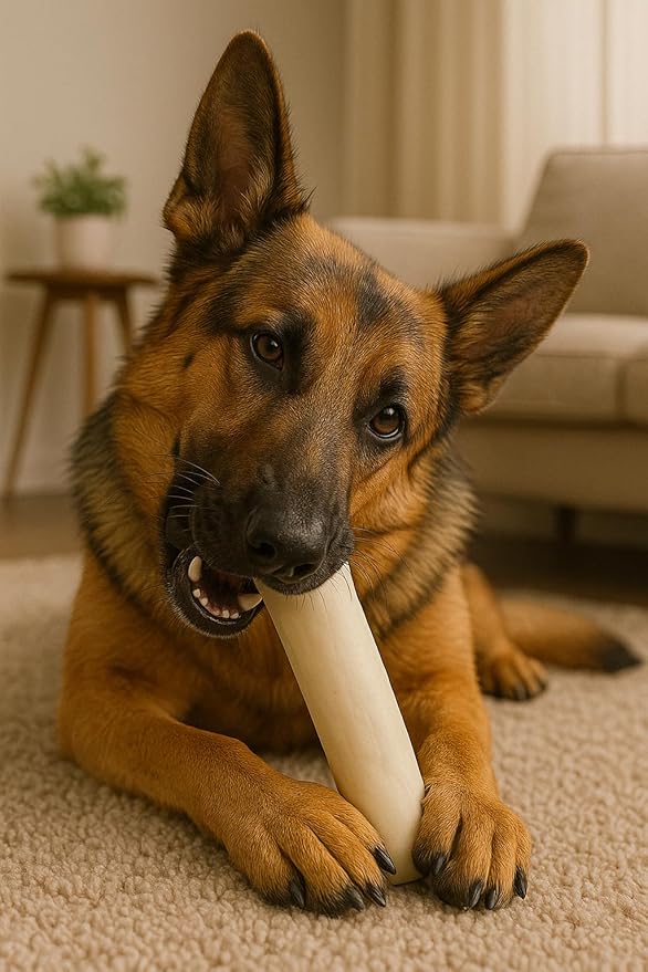 Pet Factory 100% Made in USA Beefhide 8" Rolls Dog Chew Treats - Natural Flavor, 15 Count/1 Pack