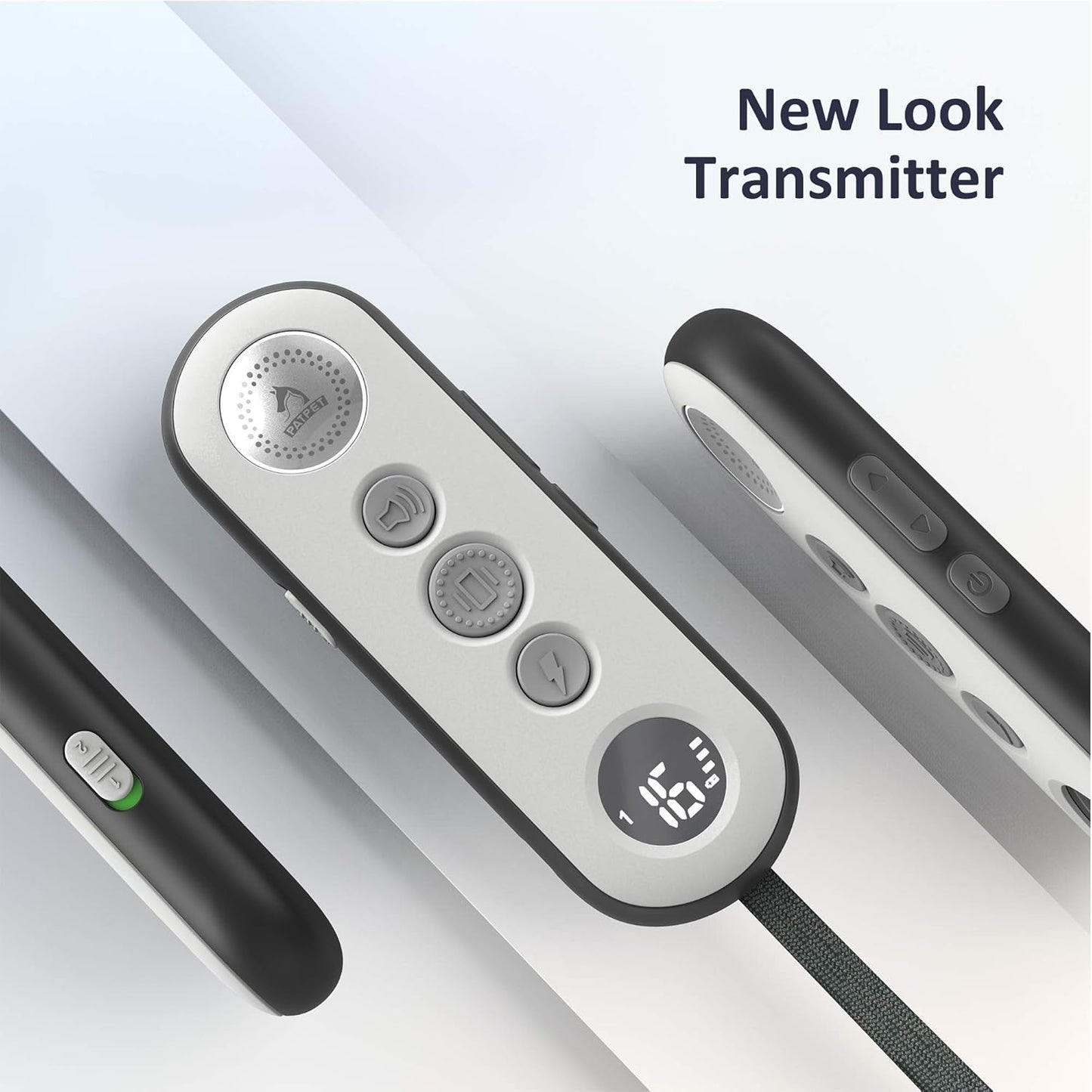 PATPET Dog Training Collar with Remote - Electric Dog Shock Collars for Small Medium Large Dogs, 3 Adjustable Safe Modes Rechargeable Waterproof E Collar for Dogs (8-120 lbs)