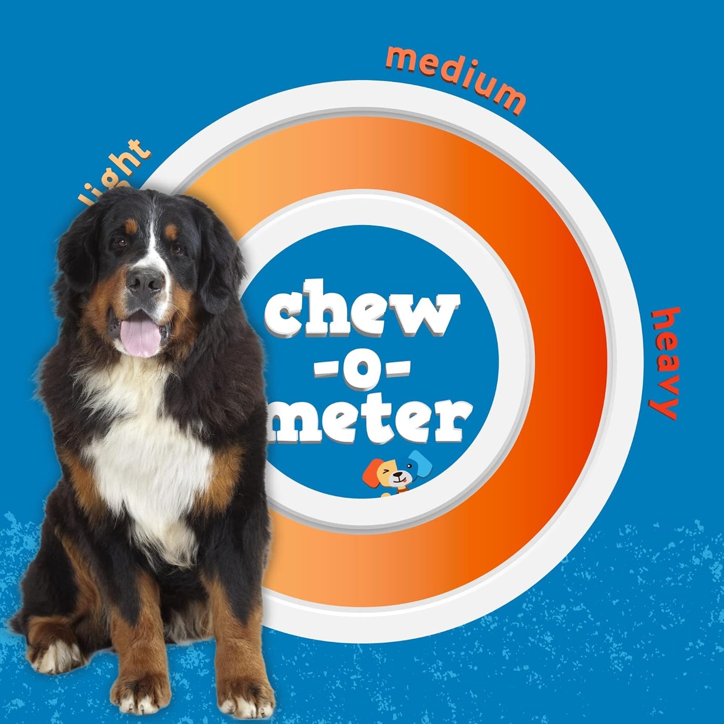 Jack&Pup 5-6" Filled Dog Bones for Large Dogs, Flavored Dog Bone Long Lasting, Stuffed Shin Bones for Dogs, High Protein, Bacon and Cheese Flavor - 1 Pack