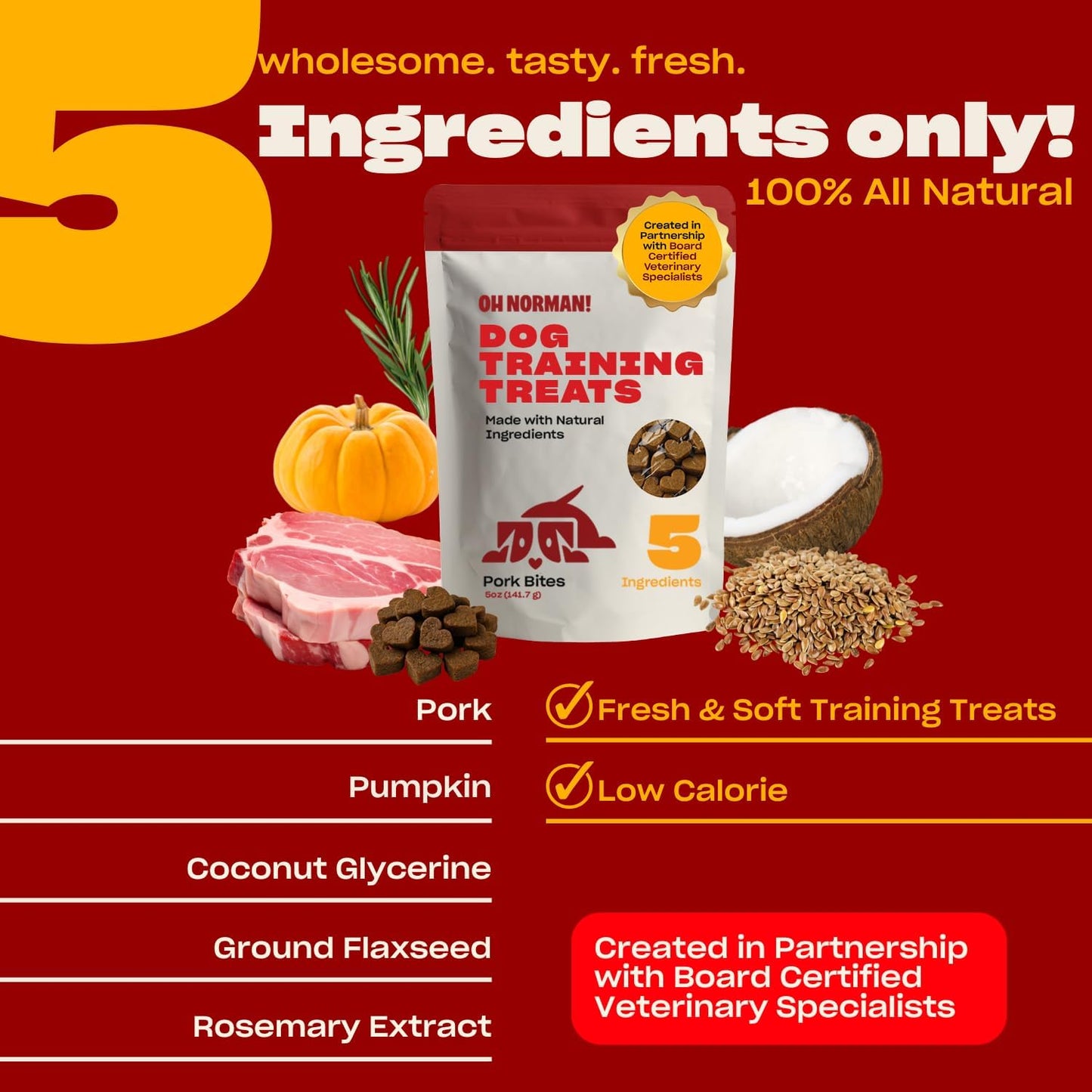 OH NORMAN! Pork Training Treats