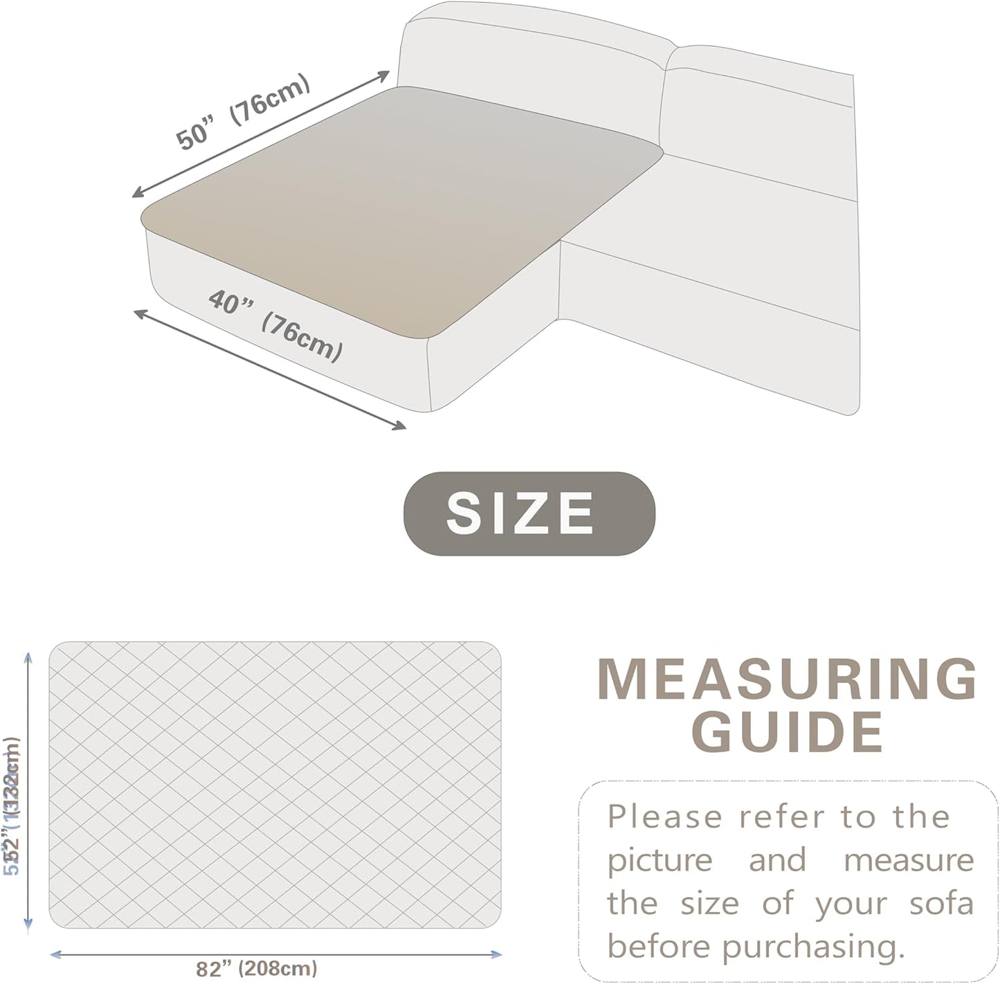 Dogs/Cats Bed Mats, Dog Pad Washable Removable Couch Cover with Anti-Slip Back, Plush Long Fur Mat, Perfect for Small, Medium and Large Dogs.(White-Bubble, 40"x50")