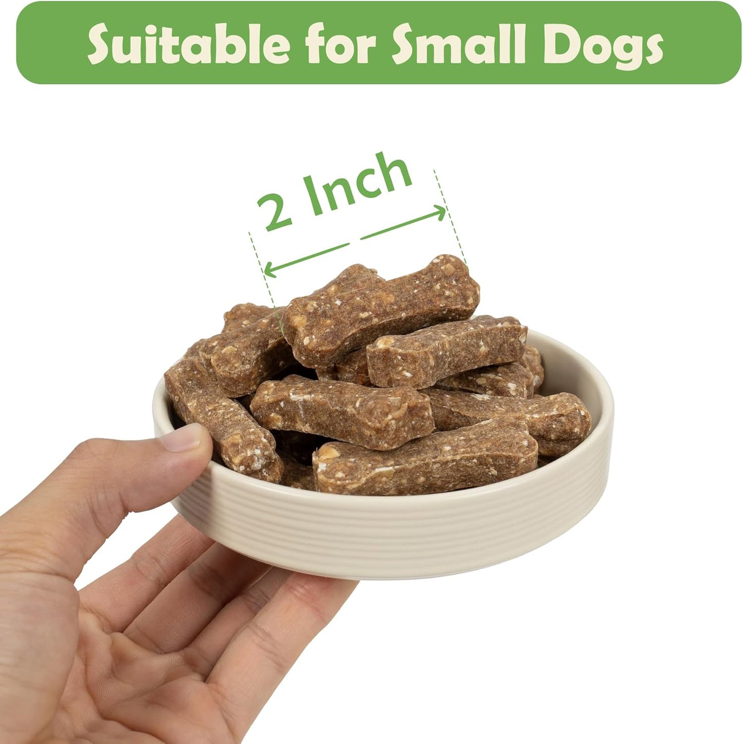 MON2SUN Dog Treats 2 Inch Chicken & Oat Treats with Peanut Butter, Crunchy Biscuits for Small Dogs, Training Rewards, 21.16 oz (70 Count)