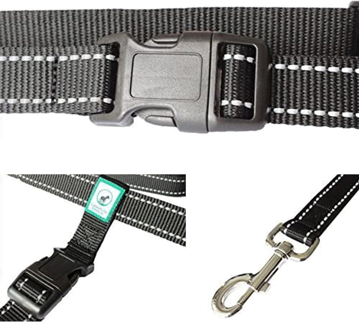 Caldwell's Pet Supply Co. Hands-Free Dog Leash, Adjustable Waist Leash for Dog Walking, Non-Bungee, Hands Free Harness, Durable and Versatile Waist Belt Leashes, Cross Body for Dogs (26" - 47")