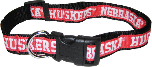 COLLEGE NEBRASKA CORNHUSKERS Dog Collar, Medium (NE-3036-MD)