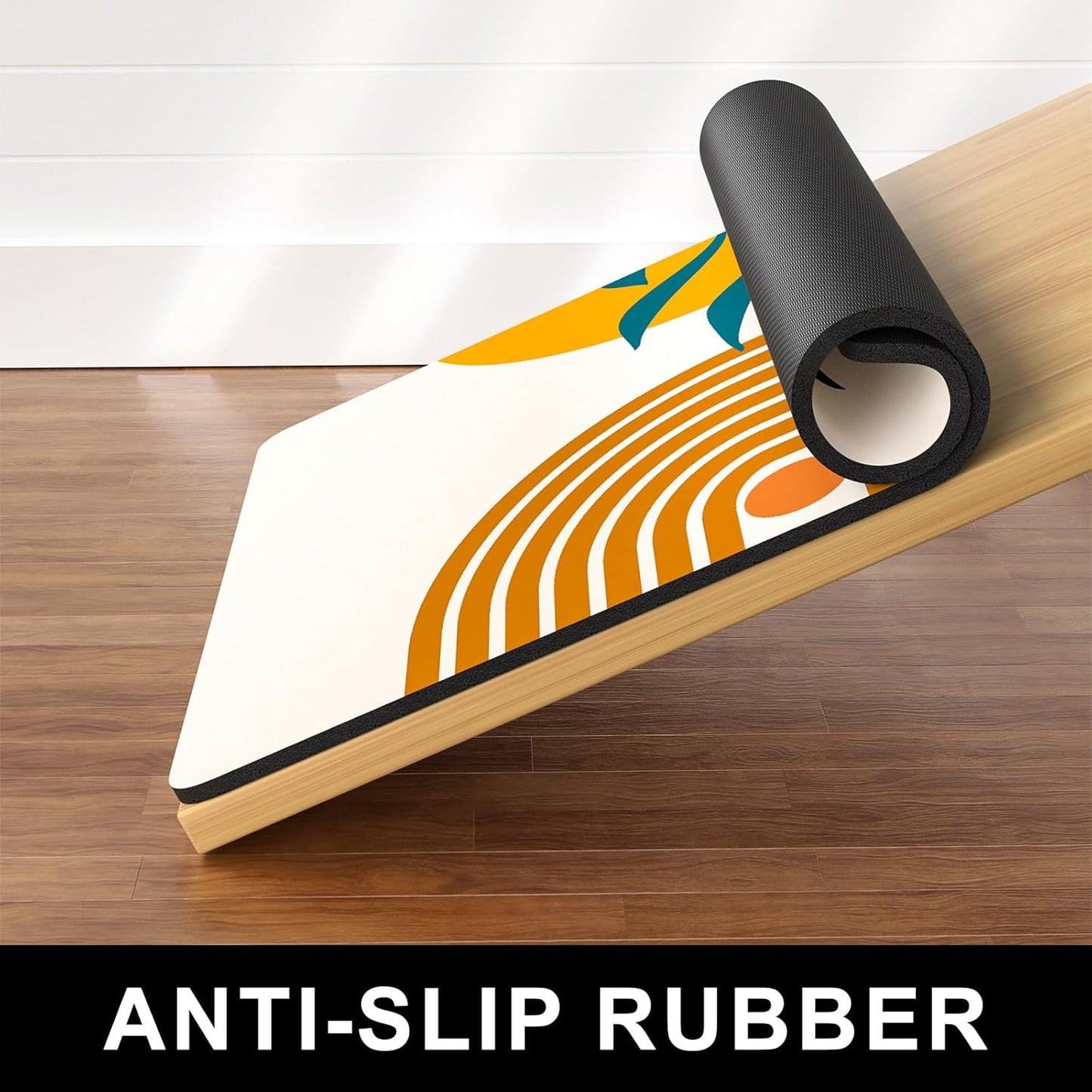 Dog Food Mat, 16" x 24" Absorbent Dog Cat Bowl Mat for Food and Water, Cute Anti-Slip Rubber Pet Feeding Rug Protect Floors, Washable Placemat for Feeding & Watering Supplies, Modern Abstract