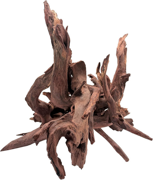 EFFIELER Natural Driftwood for Aquarium Decor – Real Wood Branches Fish Tank, Reptile Habitat, Terrarium, Hermit Crab,Aquatic Pets – Unique Size (14-17 Inch,1-Pack)