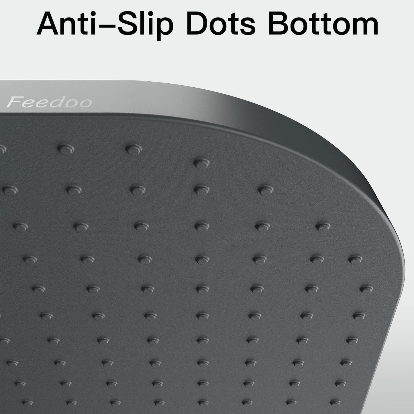 Pet Feeding Mat [Warped Resistant Raised Edge], Water-Proof Silicone Placement for Food Water Bowls, Anti-Slip Base Protect Floor, BPA-Free&Dishwasher-Safe [23.5x13.5inch Large, Gray]