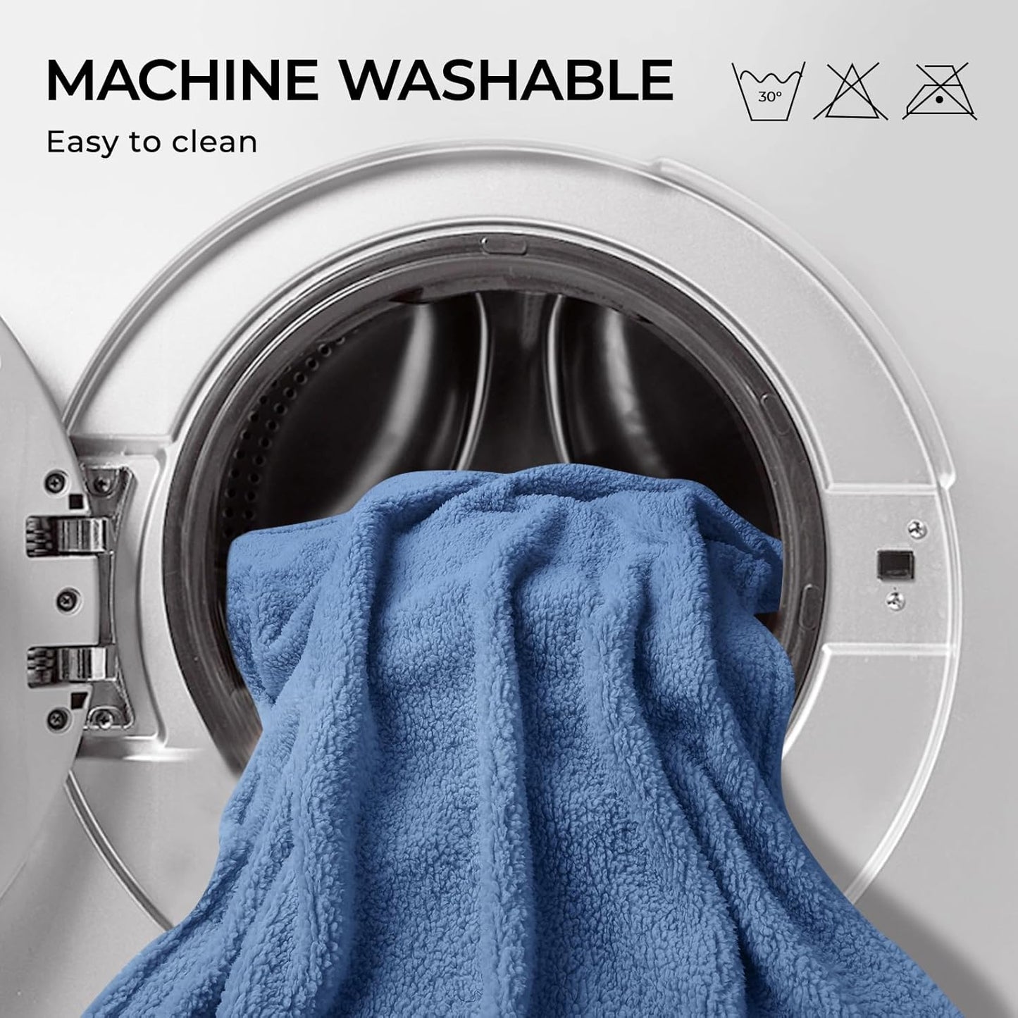 Luciphia 1 Pack 3 Calming Dog Blanket Fluffy Premium Fleece Pet Blankets Soft Sherpa Throw for Dogs Puppy Cat Beige/Pink/HazeBlue Medium (30" x20")