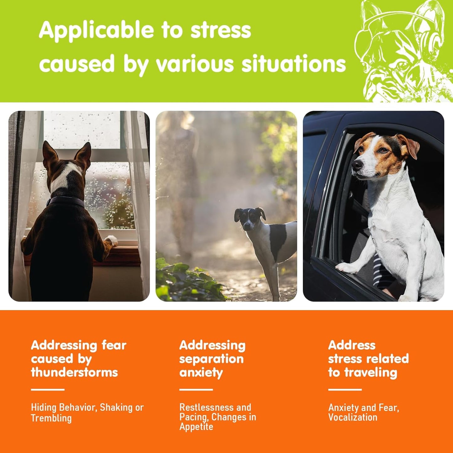 Hemp Calming Chews for Dogs Calming Treats Chews - Anxiety Relief Treats, Separation Anxiety Relief for Dogs Calming Treats Pet Calming Care Chews for Anti Anxiety Dogs, Peanut Butter, 30 Counts