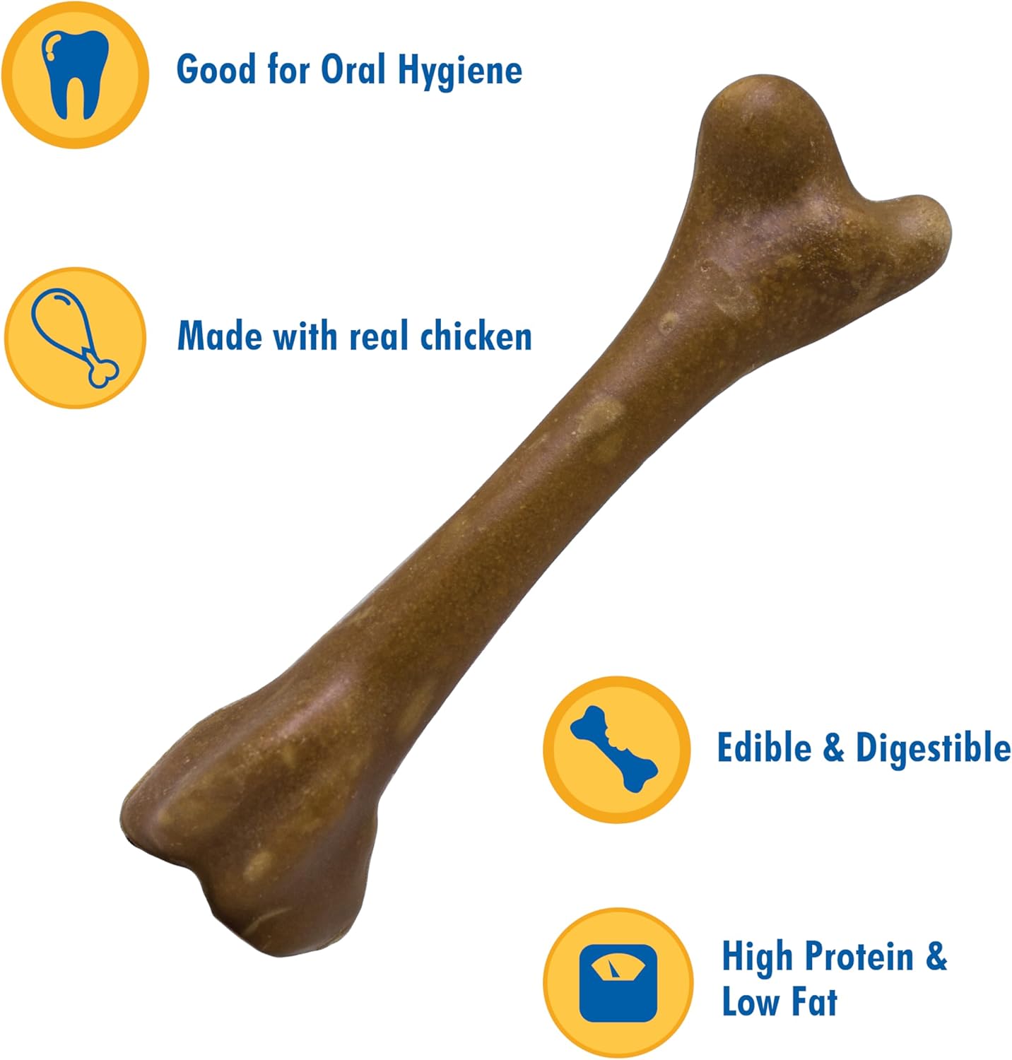 N-Bone The Original Bone Chicken Flavor Large 2 Count, 6.4oz-Bag