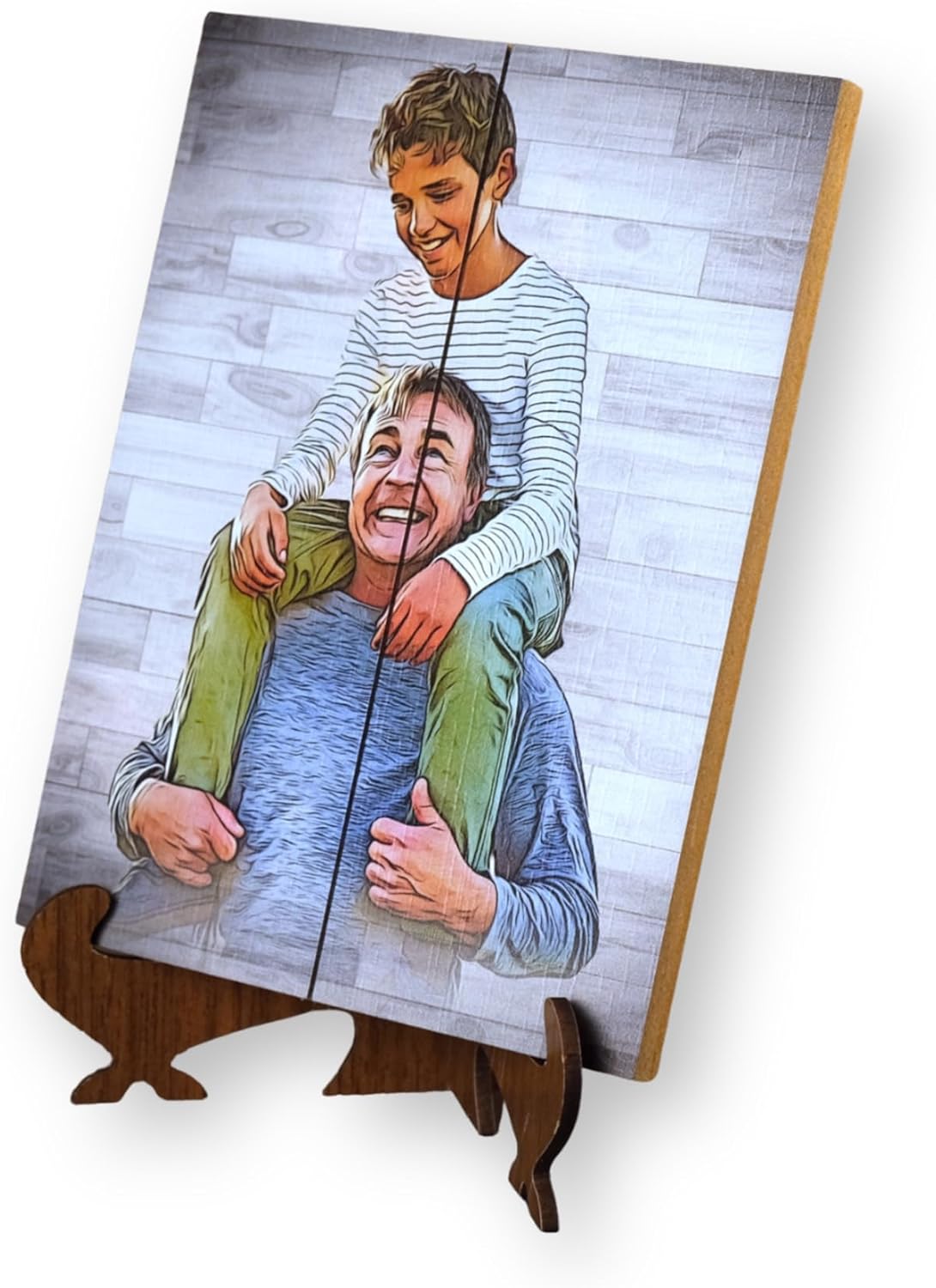 Custom Photo Printed on Wood, Personalized Wooden Photo Print, Valentine’s Day Gift for Him or Her, Picture Frames Personalized, Home Wall Decor