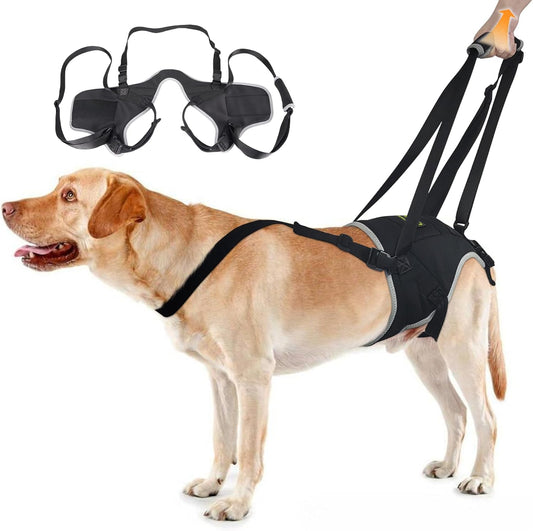 Dog Lift Harness for Small Dog Hind Legs, Adjustable Dog Slings for Small Dogs for Hip Dysplasia, Arthritis, Hind Leg Disability and Post-Surgery Recovery, Provides Support and Promotes Recovery- S