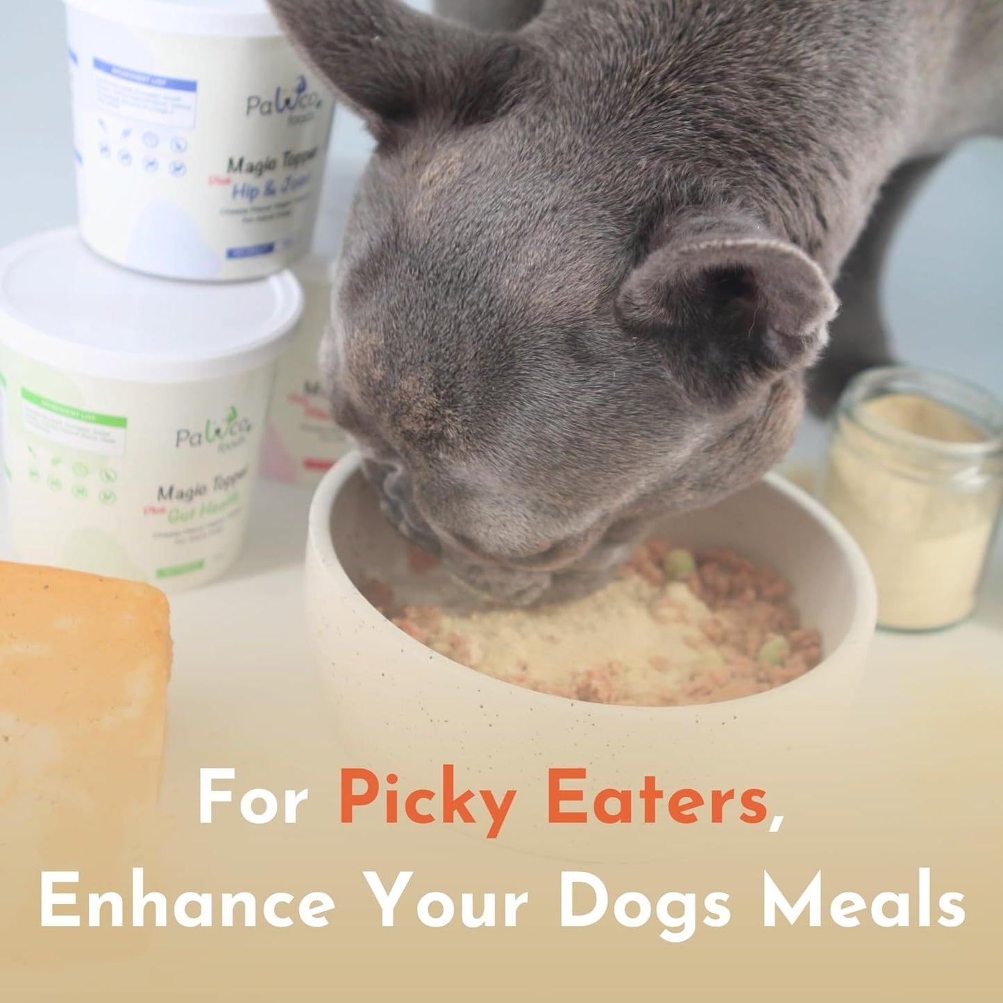 PawCo Magic Topper Original - Dog Food Topper for Picky Eaters, Grain-Free Meal Enhancer, Supports Immune & Digestive Health, 160g