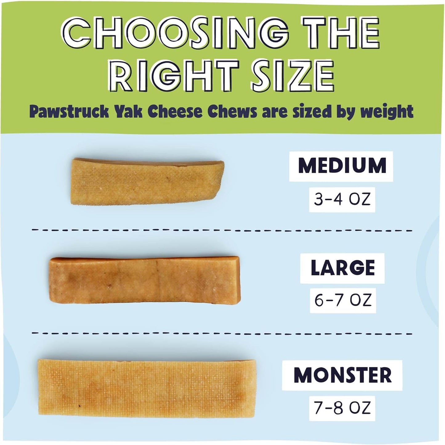 Pawstruck Large Himalayan Yak Cheese Chews for Dogs - Premium Long Lasting Natural Treat for Aggressive Chewers Limited Ingredient - Pack of 10 - Packaging May Vary