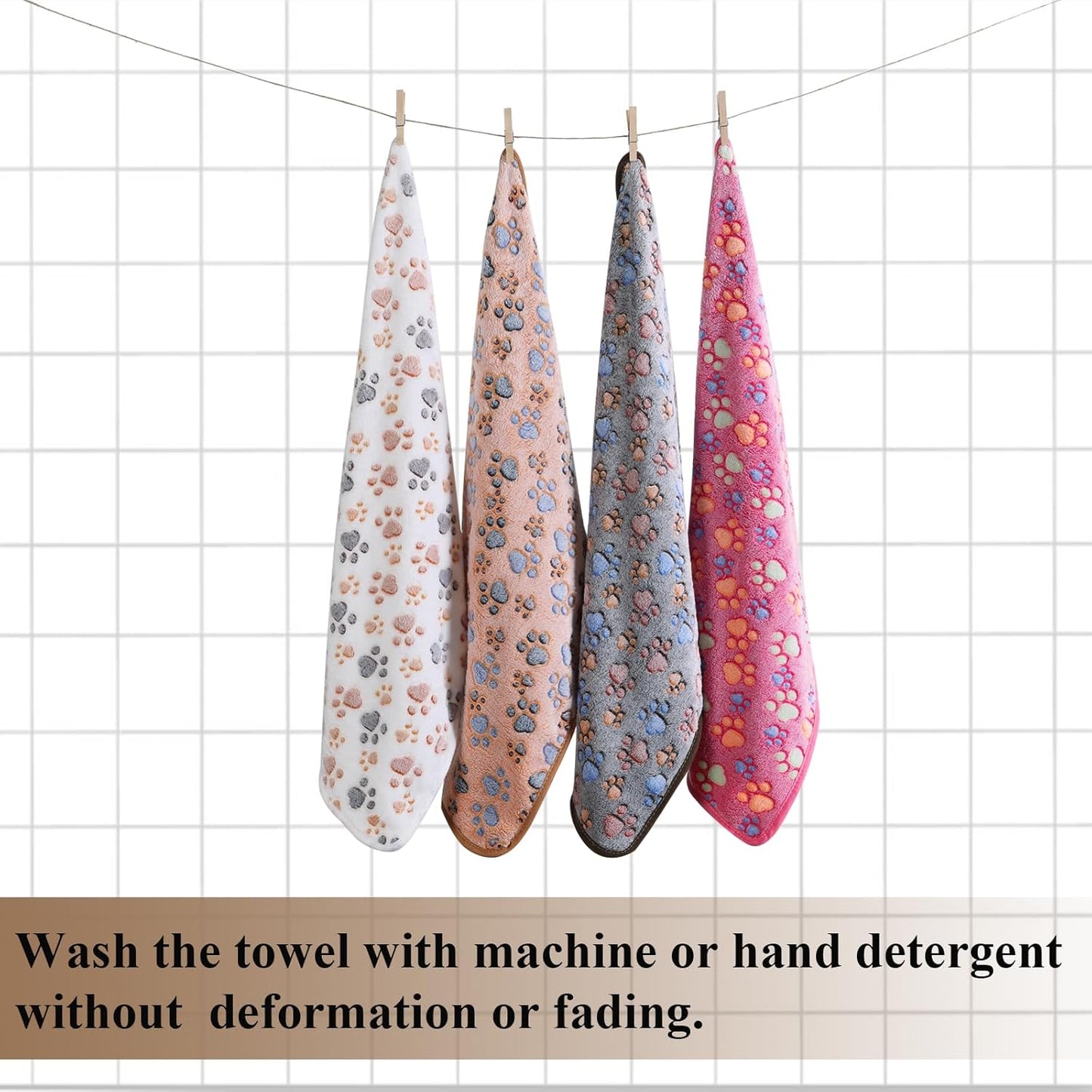 Grddaef 4Pcs Inch Guinea Pig Blanket, 30X20 Bunny Washable & Plush Flannel Sleeping Mats Pad Rabbit Bedding Cage Liners for Hamster Guinea Pig Chinchilla Hedgehog Ferret Small Animal