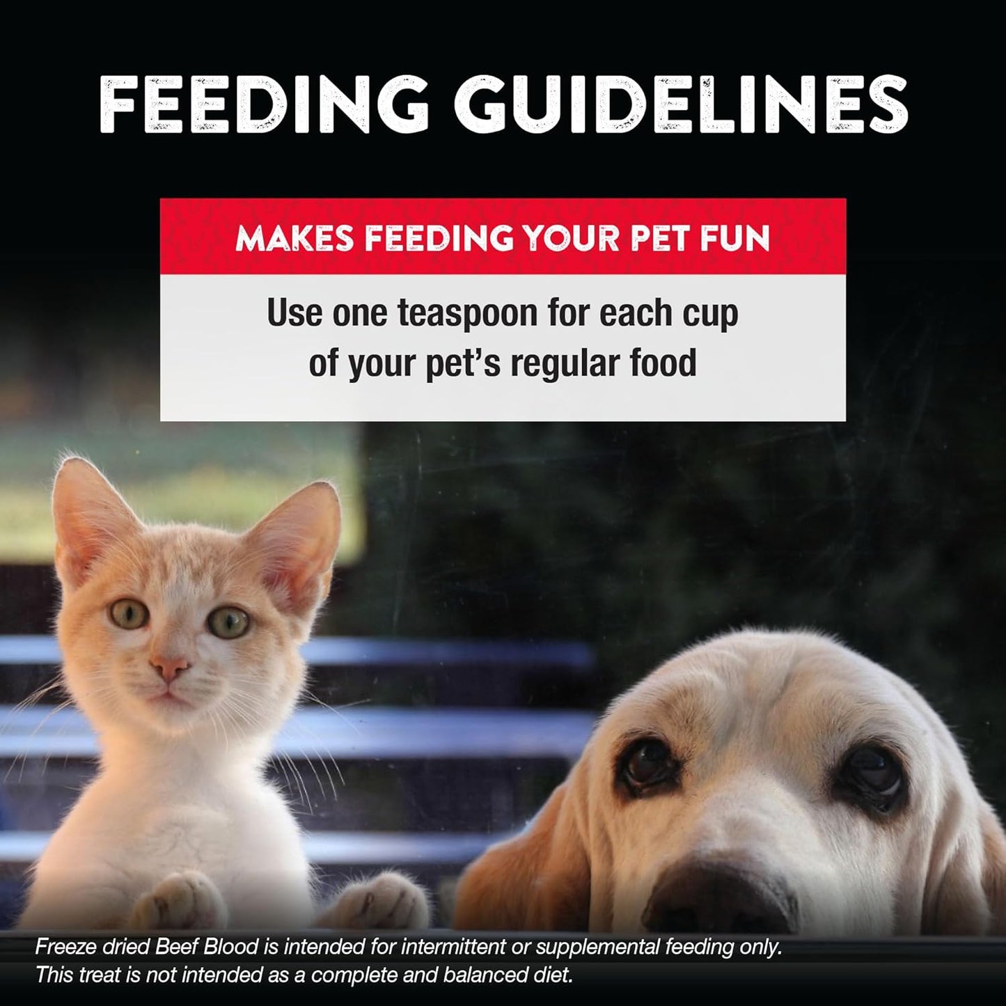 Northwest Naturals Freeze-Dried Beef Blood Functional Topper - for Dogs & Cats - Healthy, 1 Ingredient, Human Grade Ingredients, All Natural, Proudly Made in USA, 3.5 Oz (Pack of 1)