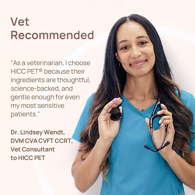 HICC PET Eyes Wipes for Dogs and Cats, Vet-Recommended Pet Eye Wipes Hypoallergenic with Fermented Coconut Oil, Pet Tear Stain Cleaner, Remove Debris, Discharge, Crust and Gunk, Unscented, 100ct