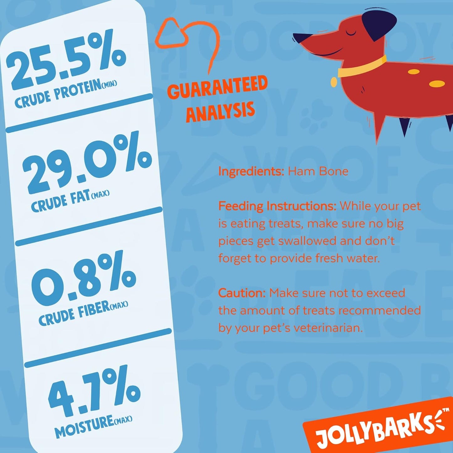 8" Pork Femur Bones for Dogs, Big Bones for Large Dogs, Gourmet Ham Beef Bone for Agressive Chewers, 3 Pack