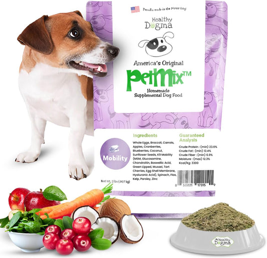 Healthy Dogma - PetMix Dehydrated Dog Food - Raw, Clean Ingredient Dog Food - Joint Support & Mobility - No Preservatives, 2 lbs