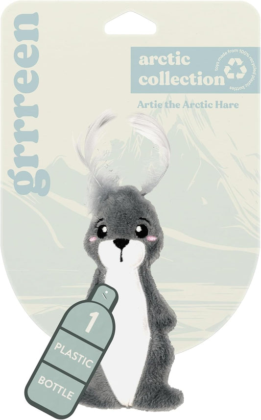 Cat Toys | Plush Toy Arctic Hare Cat Toys for Indoor Cats | Eco Friendly Toy Made from Non Toxic Materials