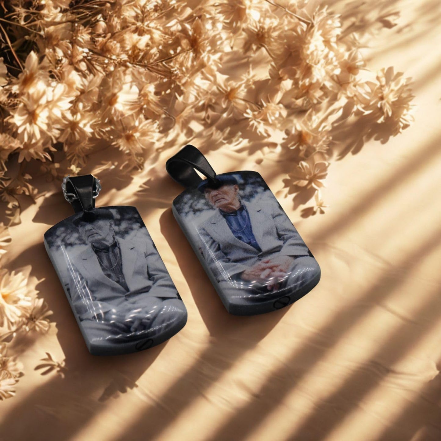 Personalized Ashes Necklace for Men Women Pet Custom Photo Text Urn Necklace Customized Engraving Holder Memorial Cremation Jewelry Keepsake Memorial Gifts