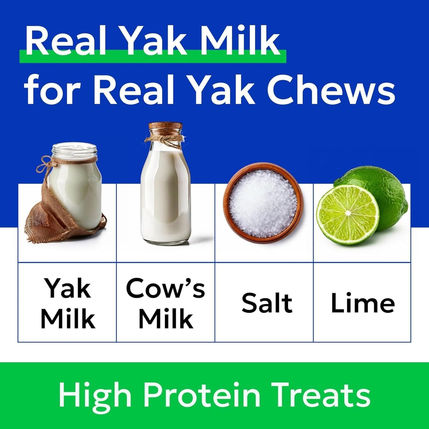 BARK&SPARK Yak Cheese Himalayan Dog Chews - 100% Natural & Long Lasting Dog Treats, Yak Milk Chews for Small, Medium & Large Dogs, Lactose & Gluten Free Dental Sticks, Healthy & Safe (1 Large Chew)