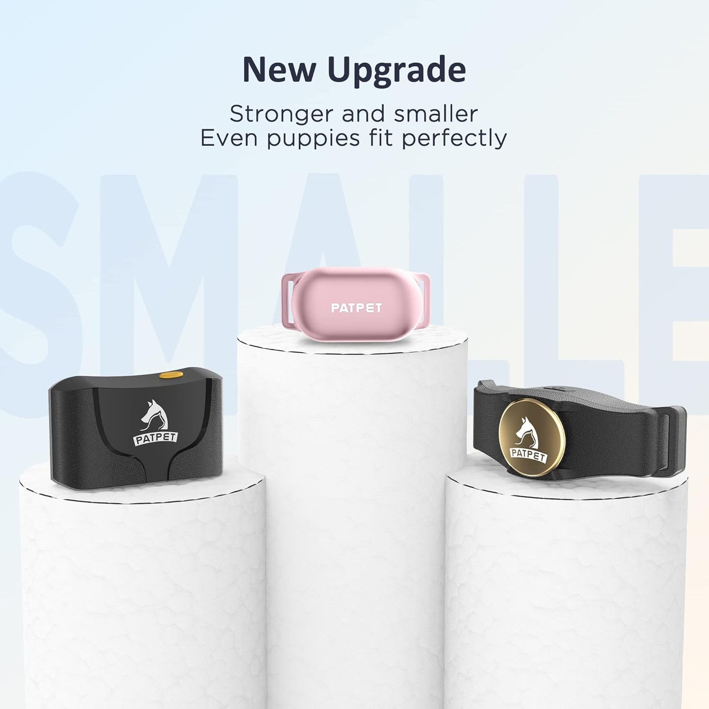 PATPET Dog Training Collar with Remote - Electric Dog Shock Collars for Small Medium Large Dogs, 3 Adjustable Safe Modes Rechargeable Waterproof E Collar for Dogs (8-120 lbs)