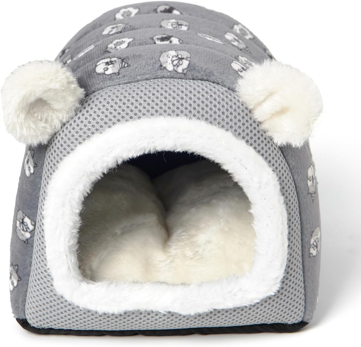 Hedgehog Bed Cave Hideout Hedgehog House Hedgehog Accessories, Hamster Small Animals Cage Supplies Warm House (Grey)