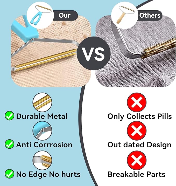 Pet Hair Remover, Dog and Cat Hair Remover, Wool Hair Remover, Carpet Rake for Pet Hair Removal, Carpet Rake, Pile Brush, Hand Shaver for Carpets, Car Cushions, Sofas, Pet Beds, Furniture & Rug