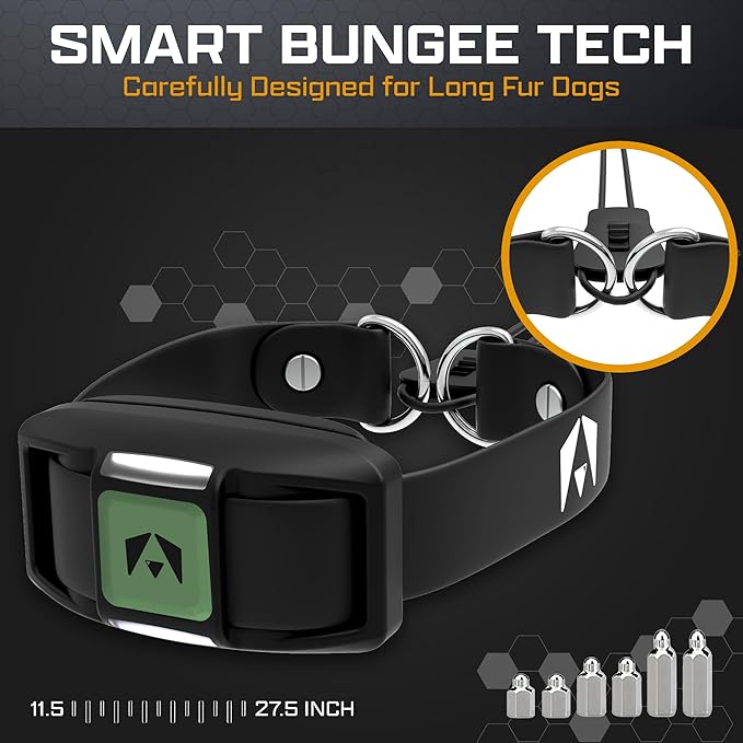 INVIROX Training Collar for Large Dog X2 [Spark K9] 124 Levels with Remote 1100yd Range, Night-Light Mode for Medium Dogs IP67 Waterproof Training Collar for Dogs