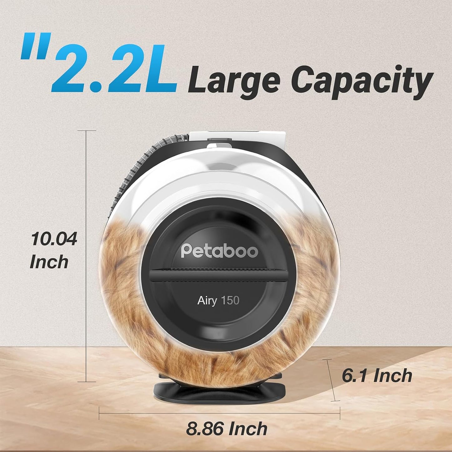 Cordless Dog Grooming Vacuum, Pet Grooming Vacuum with Clipper Nail Grinder,2.2L Dust Cup,Dog deshedding Vacuum Brush with 5 Pet Grooming Tools for Shedding Pet Hair,Home Outdoor Cleaning