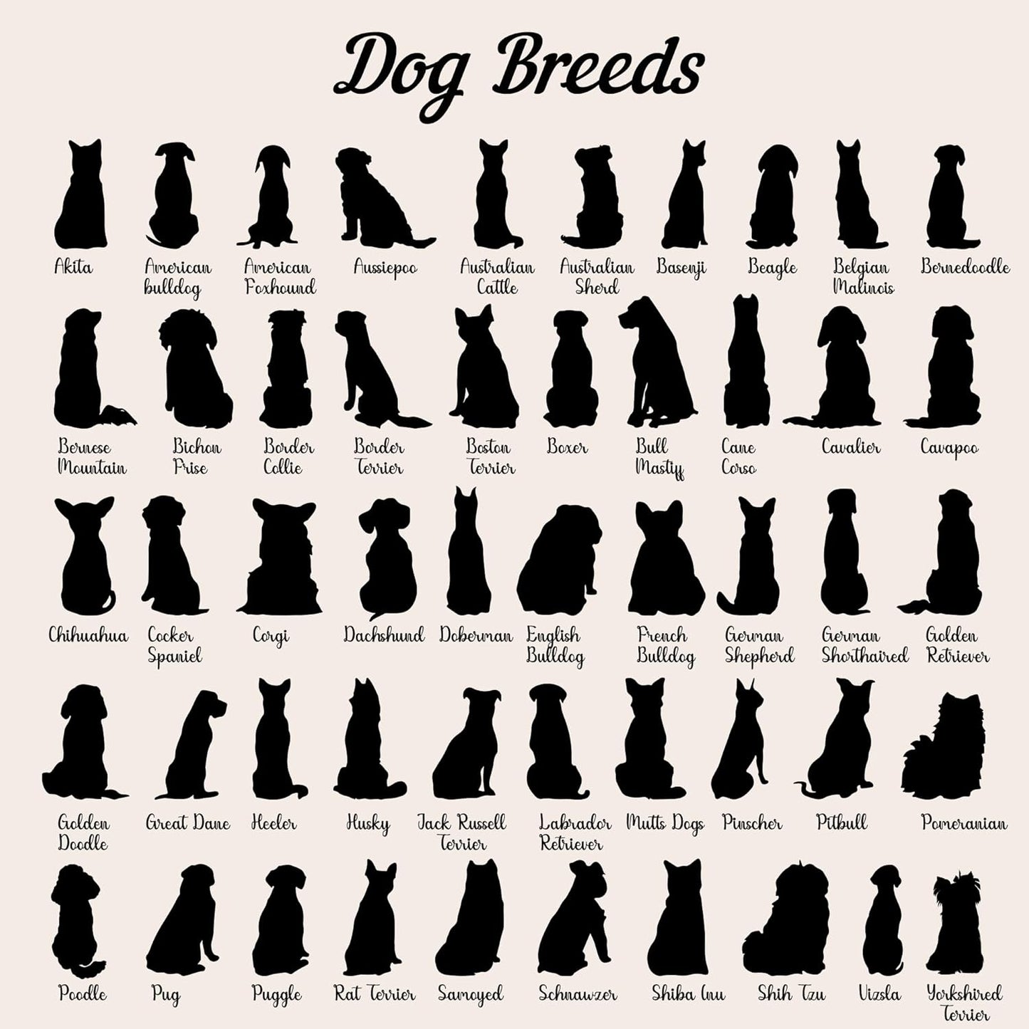 Personalized Dog Memorial Suncatcher – Custom Multiple Pet with Names, Breeds, and Background Options, Dog Loss Sympathy Gift, Pet Remembrance Keepsake