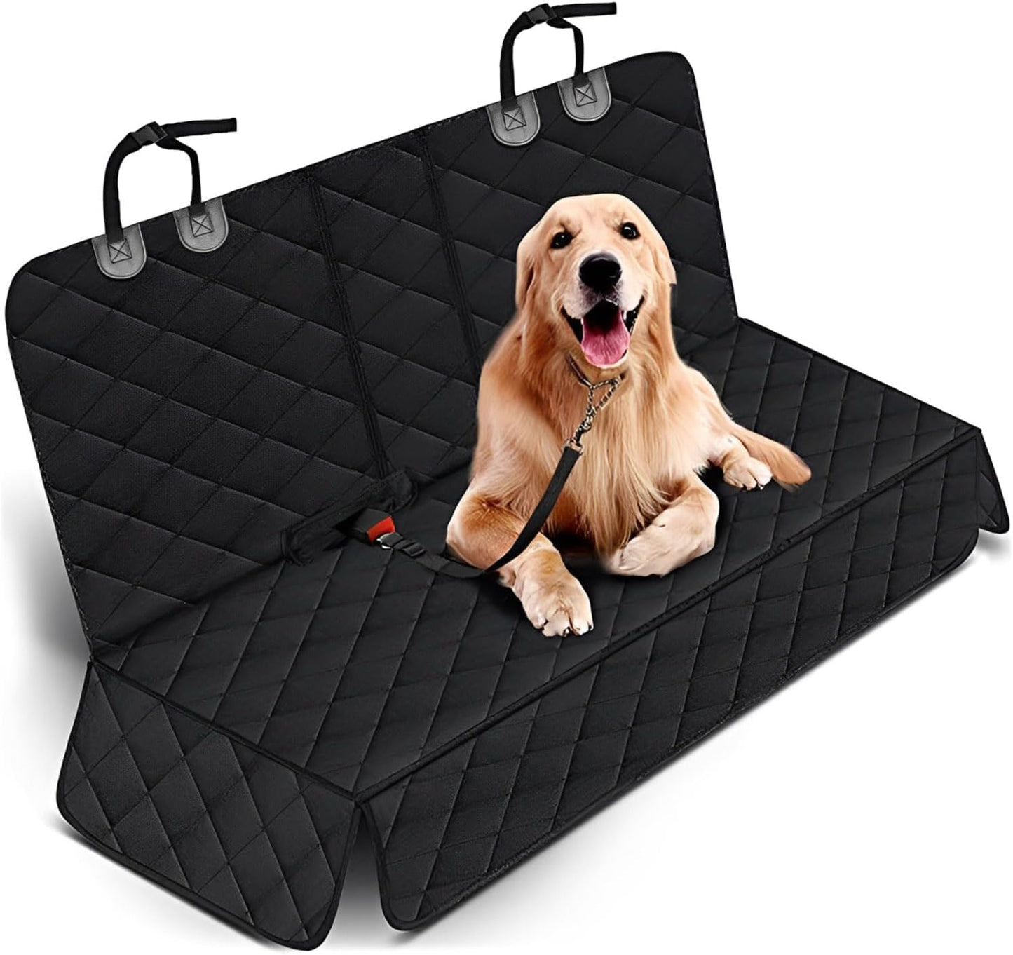 STARVAST Dog Car Seat Cover for Back Seat, Waterproof Pet Bench Seat Cover, Nonslip Back Seat Cover Soft Dog Seat Covers for Kids & Pets, Universal Backseat Cover for Cars,Trucks & SUVs