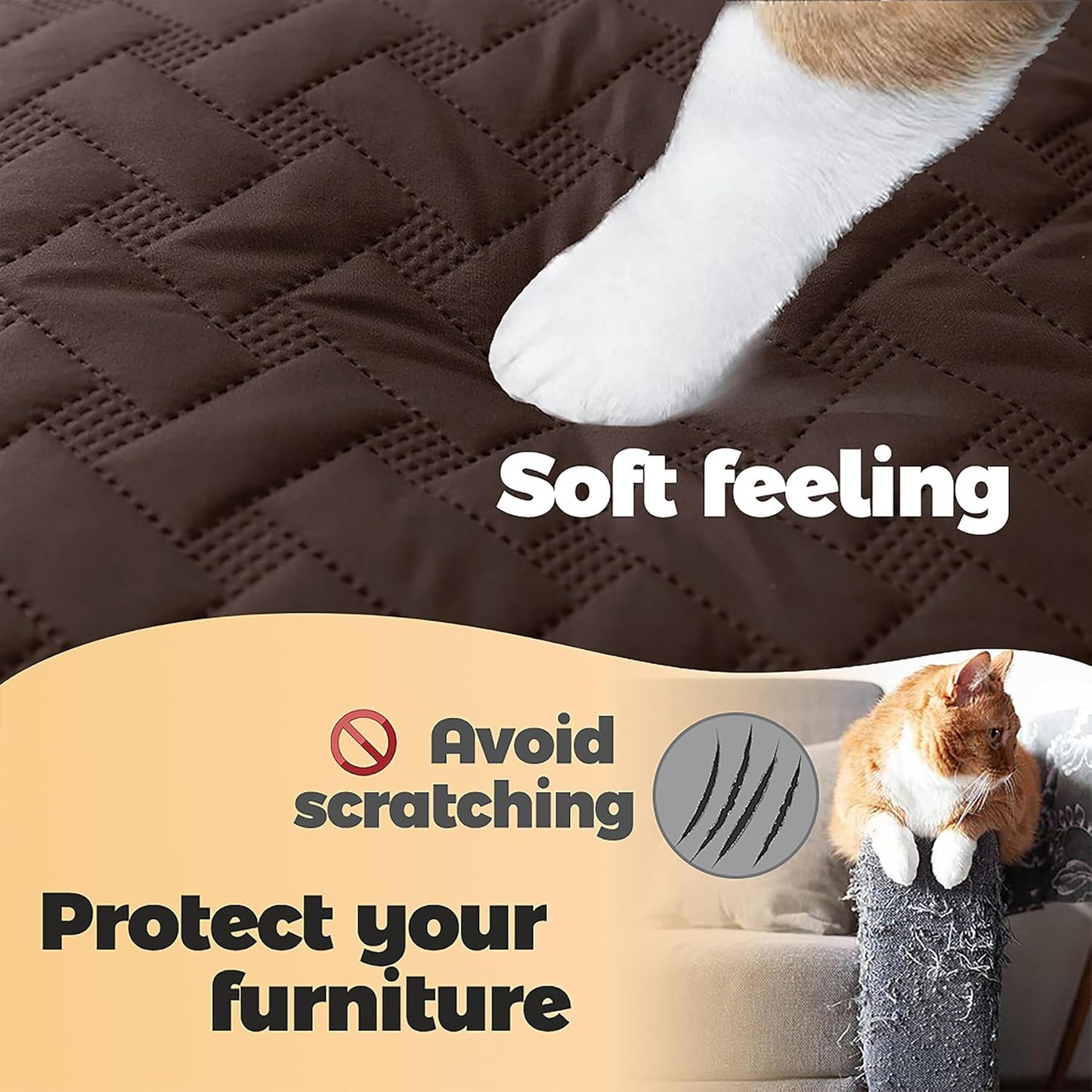 gogobunny 100% Double Sided Waterproof Dog Blanket Soft Pet Bed Cover Reversible Protect Furniture Couch Sofa Car for Puppy Cat Kids (Dark Chocolate/Light Chocolate, 30x70 Inch (Pack of 1))